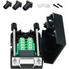 DTECH DB9 Connector Female No Soldering D-Sub 9 Pin Serial