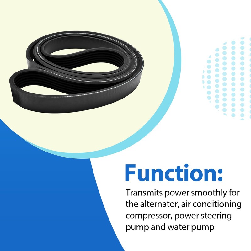 Engine Serpentine Drive Belt Fits for Hyundai Elantra Kona Tucson