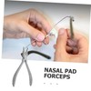 Tofficu Eyeglass Repairing Tool Stainless Steel Nose Pad Plier for