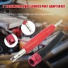 UOIENRT EVAP Maintenance Port Adapter Connector Kit with Valve Removal