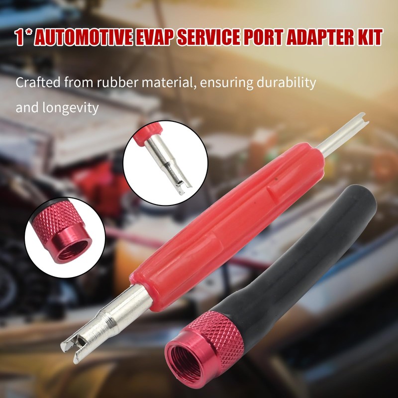 UOIENRT EVAP Maintenance Port Adapter Connector Kit with Valve Removal
