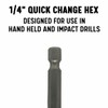 Drill America 9/64" Quick Change Cobalt Drill Bit with Hex
