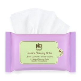 Pixi Beauty Glow Tonic Cleansing Cloths | Cleansing, Exfoliating, and Hydrating Disposable Face Towelettes | Pack of 10 Face Wipes