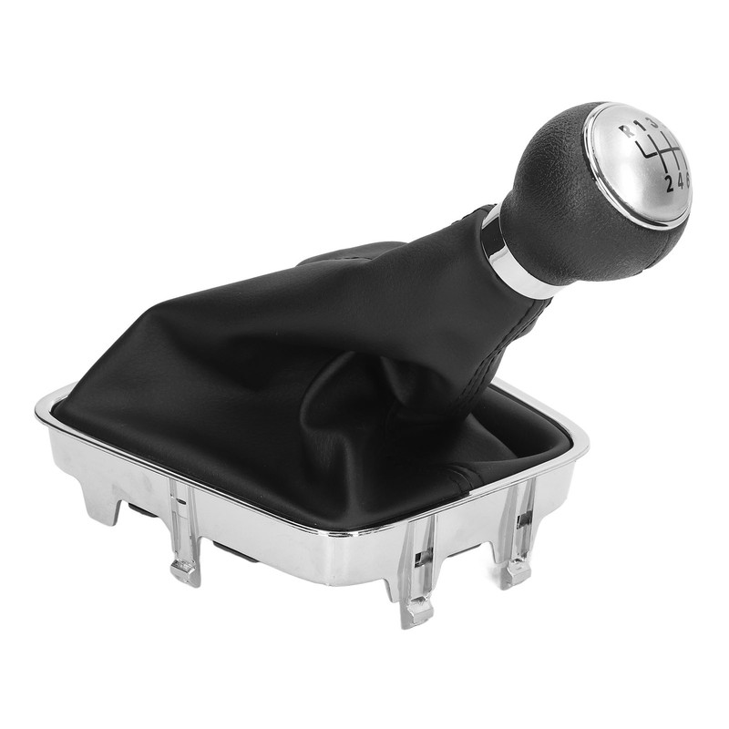 6 Speed Gear Shift Knob With PU Leather Boot Automotive