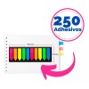 Mafab Notas Post Adhesivas Mini Banderita Fluorescente Señalador