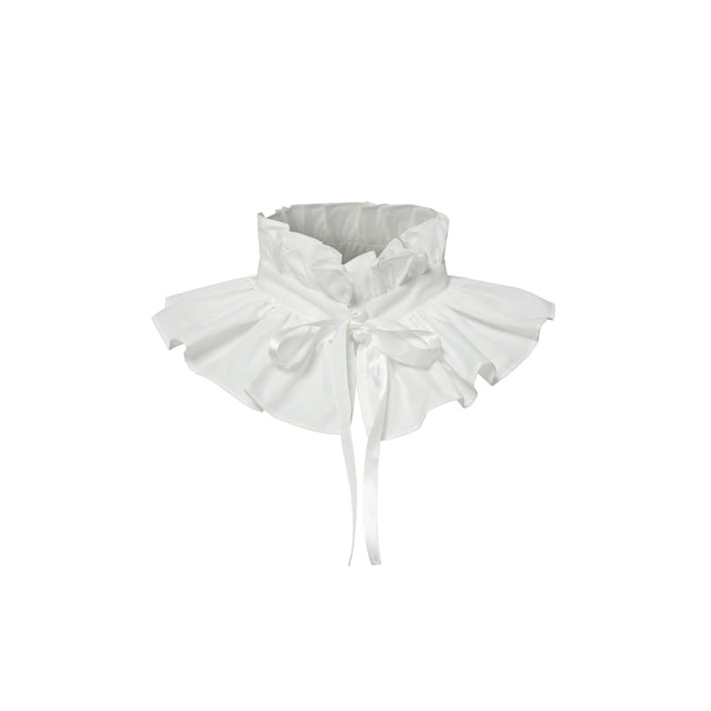 COSDREAMER Renaissance Ruffle Collar Ruffle Victorian Elizabethan Costume (C)