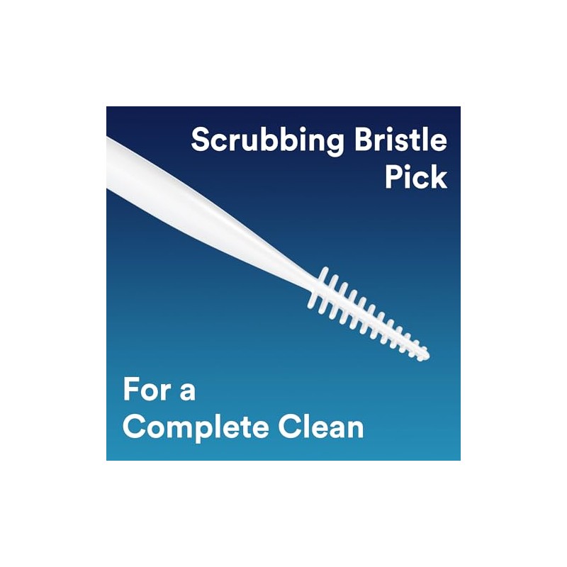 DenTek Complete Clean Floss Picks | 4X Clean: Removes Plaque