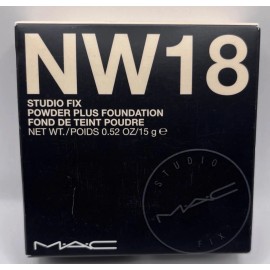M·A·C MAC Studio Fix Powder Plus Foundation Shade NW18 Full Size 15g Original Formula
