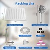 All Metal Shower Head, 10" High Pressure Rainfall/Handheld Shower Combo
