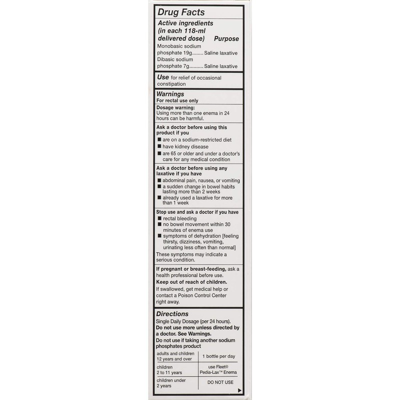 Fleet Adult Enema 2 Pack