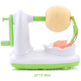 HHWRT Apple Peeler Machine, Apple Pealer Slicer & Corer, Multi-Function Fruit Peeler, Apple Pear Citrus Manual Rotating Kitchen Gadget, Peeling Machine Fast Manual Setting
