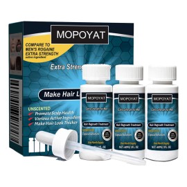 MOPOYAT - Srum espesante para cabello masculino Cuidado nutritivo para cabello masculino Esencia densificante e hidratante contra la cada del cabello 