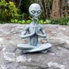 CHBDJY Yoga Alien Statue, Sci-fi Outer Space UFO Alien Figure,