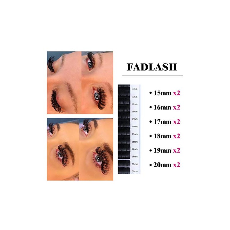 FADLASH Mega Volume Lash Extensions 0.03-0.10mm C D DD L
