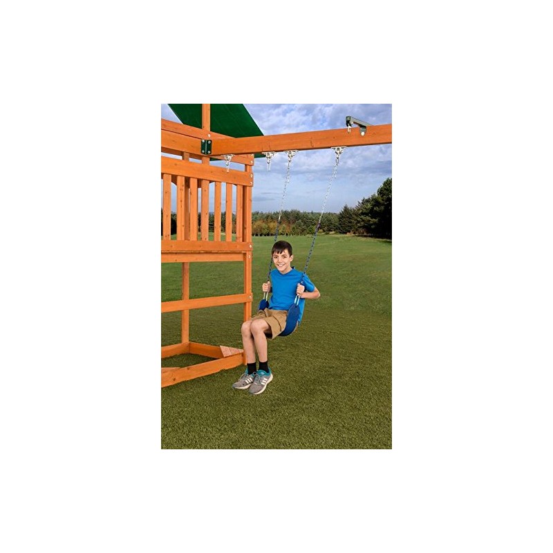 Standard Swingset Seat with Chains | Yellow | 150lb Capacity