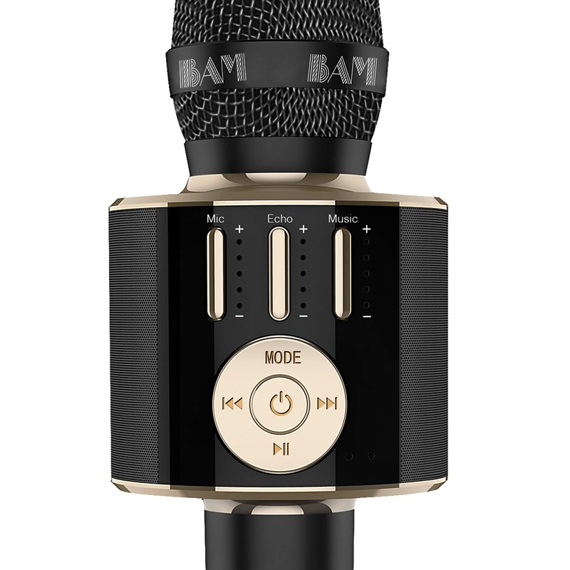 BAM KARAOKE TO GO: Karaoke Mic - Wireless High-Definition Mic,
