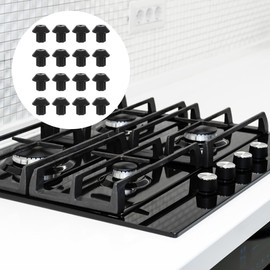 Healeved 144 Pcs Gas Range Burner Grate Feet Compatible with Wbk Rubber Grate Foot Replacement Rubber Grate Feet for Gas Range Accessories and Stove Burner Replacement