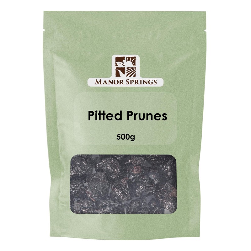 Pitted Prunes 500g by Manor Springs
