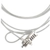 Operitacx 1.8M Laptop Locking Cable Security Theft Wire Notebook Lock
