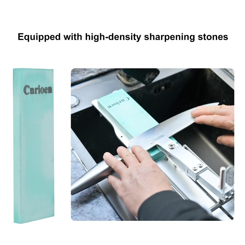 Cnrioen Whetstone Knife Sharpener Tool, Kitchen Sink Diamond Sharpening Stone