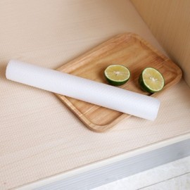 EVA Cut-to-Fit Non-Slip Multi-purpose Transparent Drawer Hygiene Mat (4-Pack) White Small 4-Pack