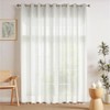 VIOPY Cortinas Translucidas Largas,Cortinas Translúcidas con Ojales,Tejido Suave de Poliéster,Cortinas