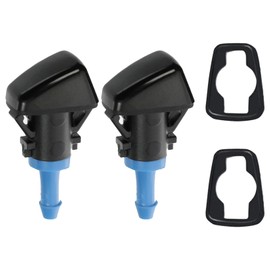 ECOMAID 5303834AB 68024312AB Windshield Washer Nozzle Compatible with Jeep Compass 2008-2017 Patriot 2008-2017 Blue(2PCS)