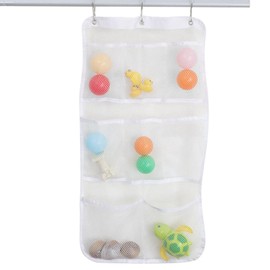 Bathtub Toy Storage - 8 Grids Hangable Shower Toy Holder | Bathtub Toy Storage Bag for Easy Access and Sorting of Toys, Bath Tub Accessory