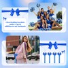 Aurelema 18 Pcs Cheer Ribbon Pin Me Glitter Cheerleader Bow