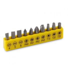 PH4# Short Screwdriver Bit Combination Set with Screw Holder 8x2.5x1 for Driver