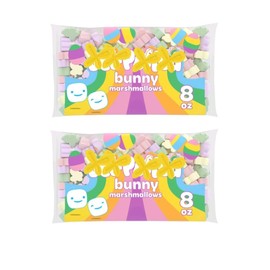 Puffed Easter Bunnies Holiday Marshmallow Bunny Variety Pack, 8 oz Bags (Bunnies)