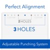 Swingline 2-7 Hole Punch, Semi-Adjustable, Heavy Duty Hole Puncher, Easy