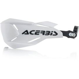 Acerbis 22397.237 Moto Hand Guards, White/Black, Size Unifit