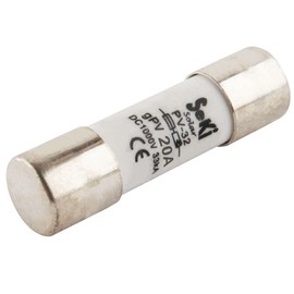SeKi 10 x 38 mm 20 A Fuse for Solar Photovoltaic PV 1000 V DC 25KA Switching Capacity Betireb Class GPV Pack of 10