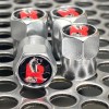 Newstar Cobra R Snake emblem Ford Mustang Valve stem caps