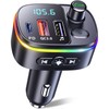 Mohard Bluetooth Adapter Auto, PD 18W&QC3.0 FM Transmitter Auto, 9