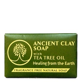 Ancient Clay Soap with Tea Tree Oil Zion Health 6 oz Bar Soap