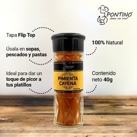 Pontino Pimienta Cayena 40 Gramos 2 Piezas