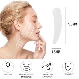 AUEFUDQ Cosmetic Spatulas, Pack of 200 Mask Spatulas, Make Up Curved Spatulas, Plastic Spatulas, Reusable Cosmetic Spatulas, Mini Make-Up Cosmetic Spoons for Mask, Washing Gel