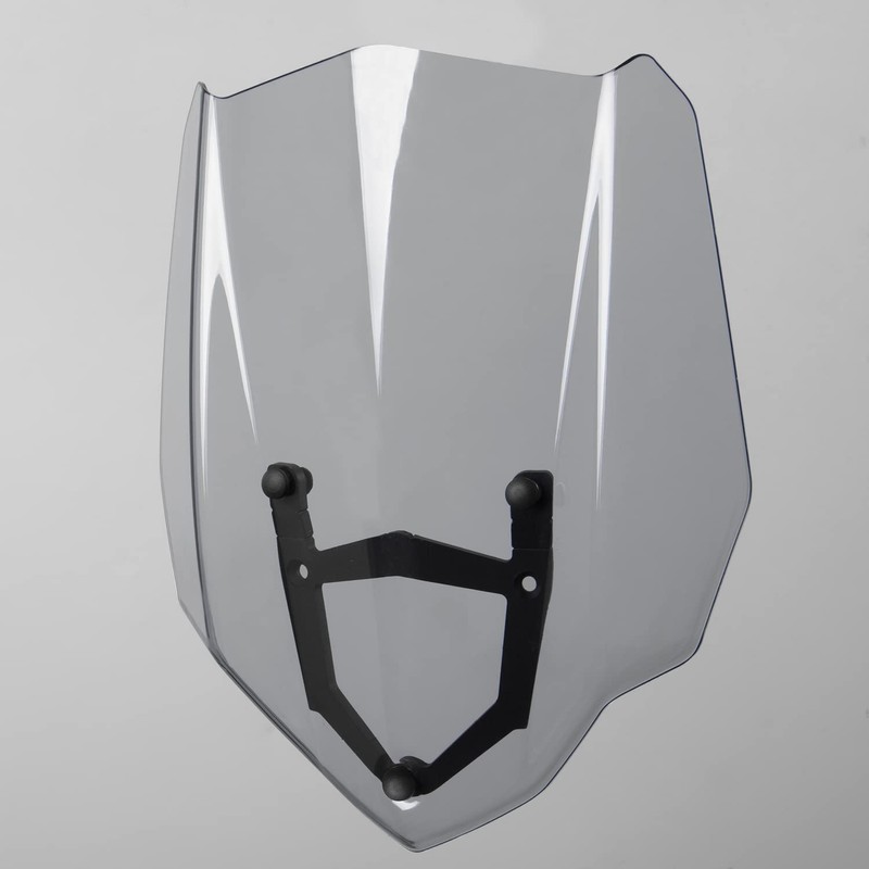 Lorababer Motorcycle Windshield Windscreen Shield Screen with Mounting Bracket Compatible