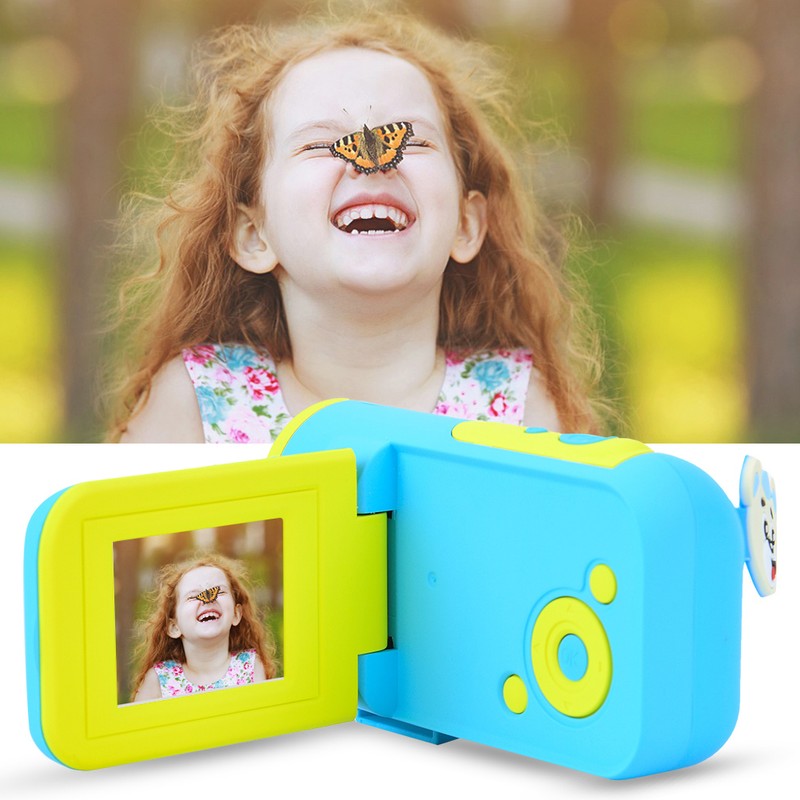 Mini Kids Camcorder Digital Video HD Camera with Cartoon Stickers