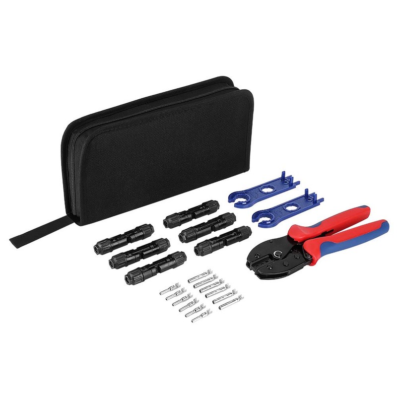 BougeRV Solar Crimper Tool Kit - Crimper, 6 Pairs Connectors,