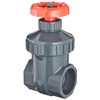 Spears PVC Gate Valve, Non-Rising Stem, Viton O-Ring, 1-1/4" Socket