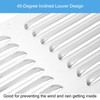 PATIKIL 8 x 4 Inch Stainless Steel Vent Cover, 2