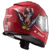 LS2 Helmets Assault Full Face Motorcycle Helmet W/SunShield (Matte Chili