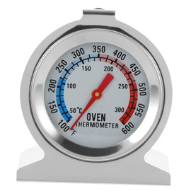 Vaguelly Stainless Steel High Temperature Oven Thermometer for Accurate Baking and Grilling Temperature Gauge for BBQ Oil Pan and Oven Use and Easy to Store