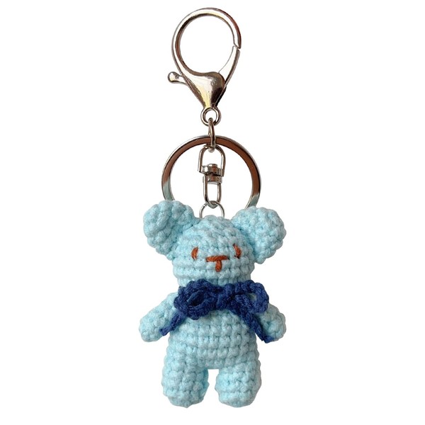Bear Crochet Keychain Handmade Novelty Keychains Cartoon Men And Women