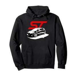 Focus ST - Distressed Look Red Variant Pullover Hoodie