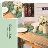 16 Pack Sage Green Cheesecloth Gauze Table Runner - 21.5