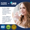 OASI Filters - 6 Sobres de Carbon Activado UNIVERSAL -
